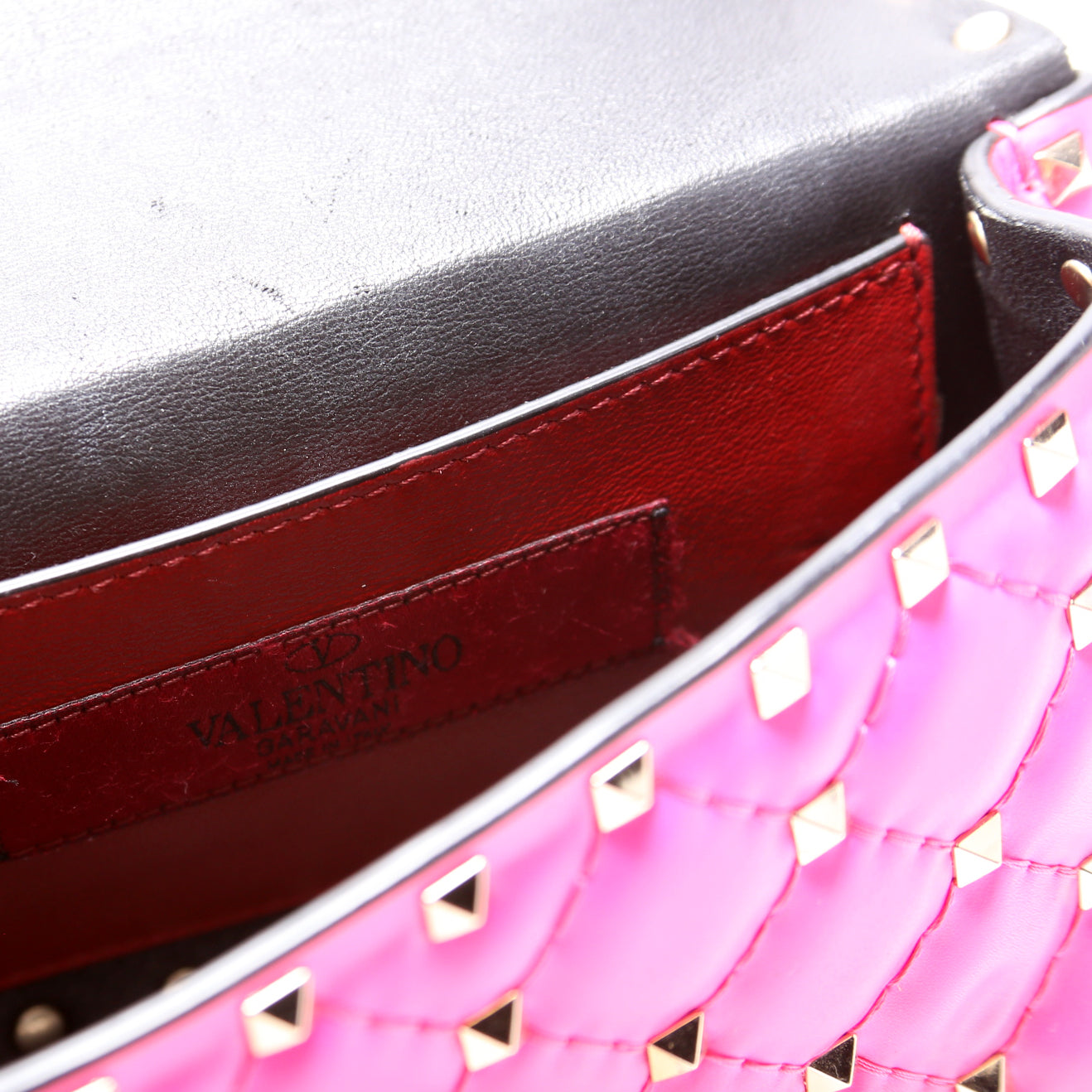 Rockstud Spike Bag Mini Pink