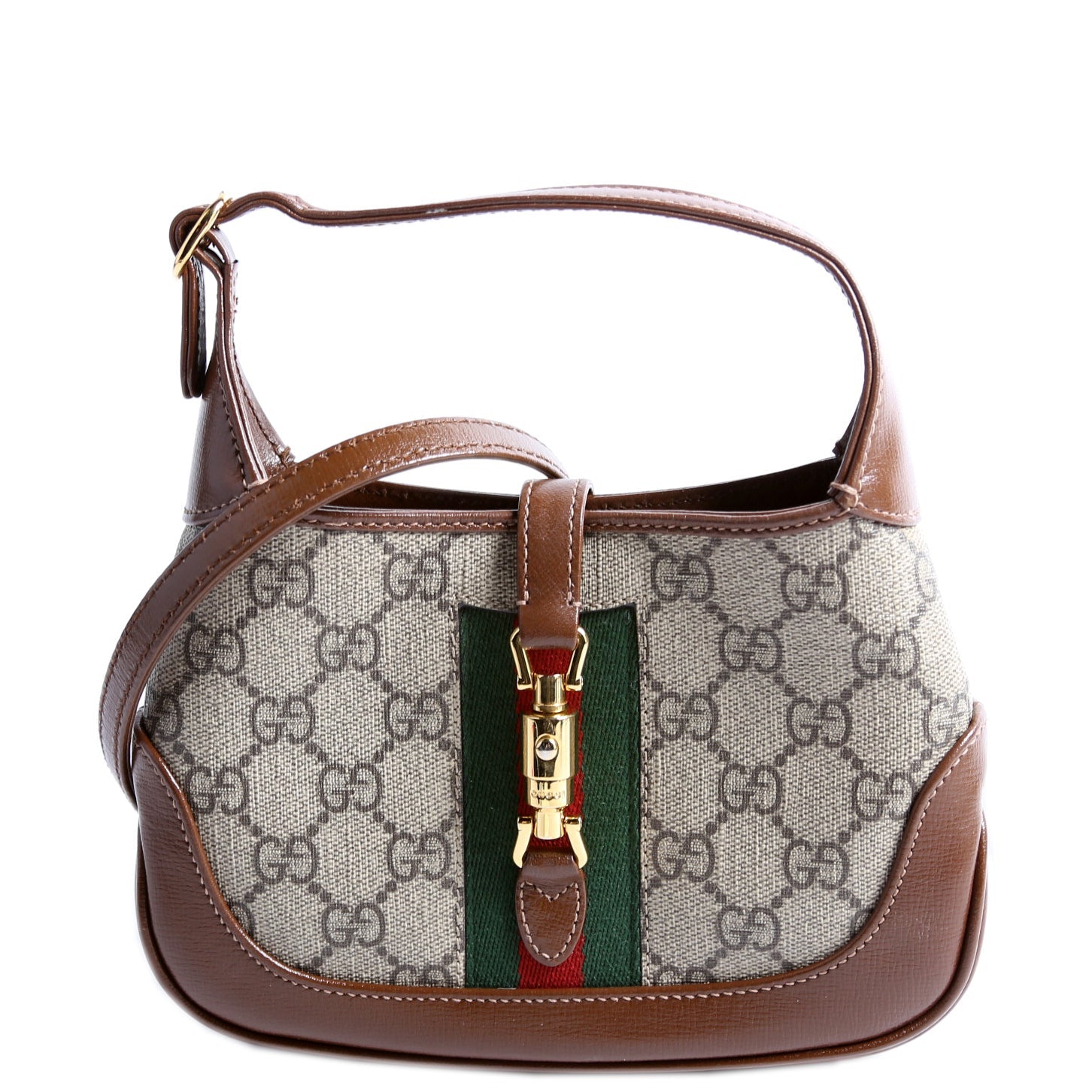 Gucci 637092 Jackie 1961 Mini Hobo Brown