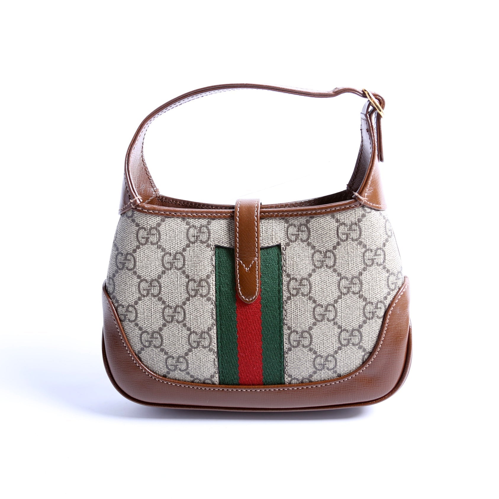 Gucci 637092 Jackie 1961 Mini Hobo Brown