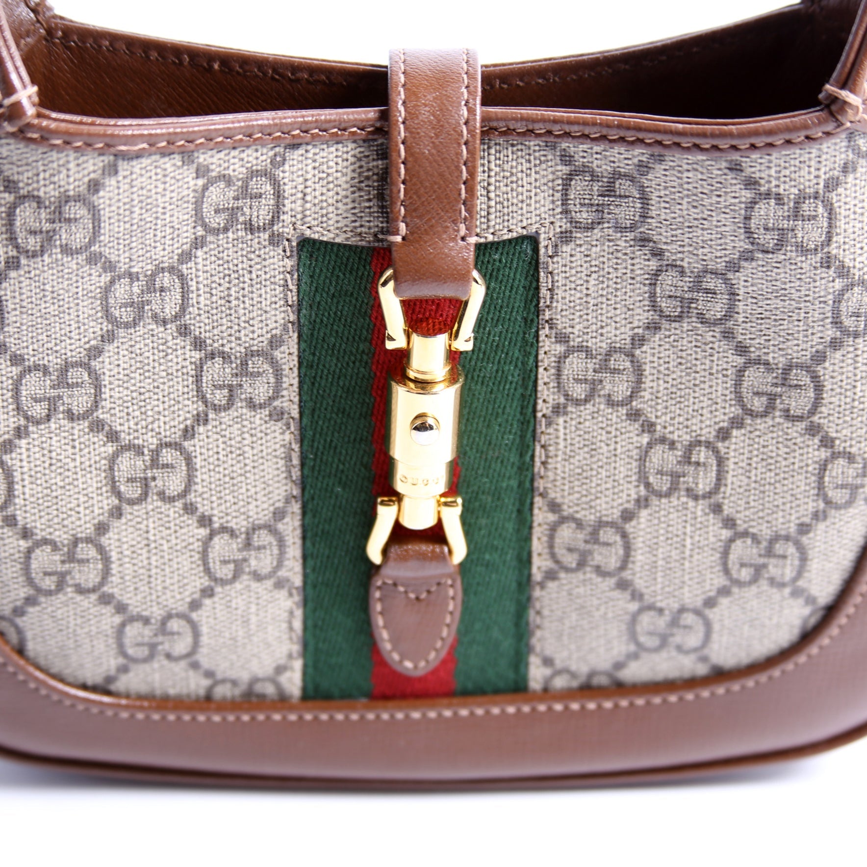 Gucci 637092 Jackie 1961 Mini Hobo Brown