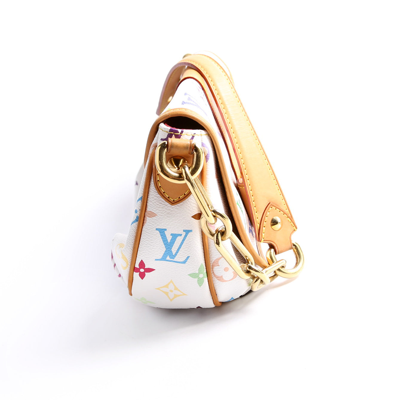 Patti Multicolor Monogram White