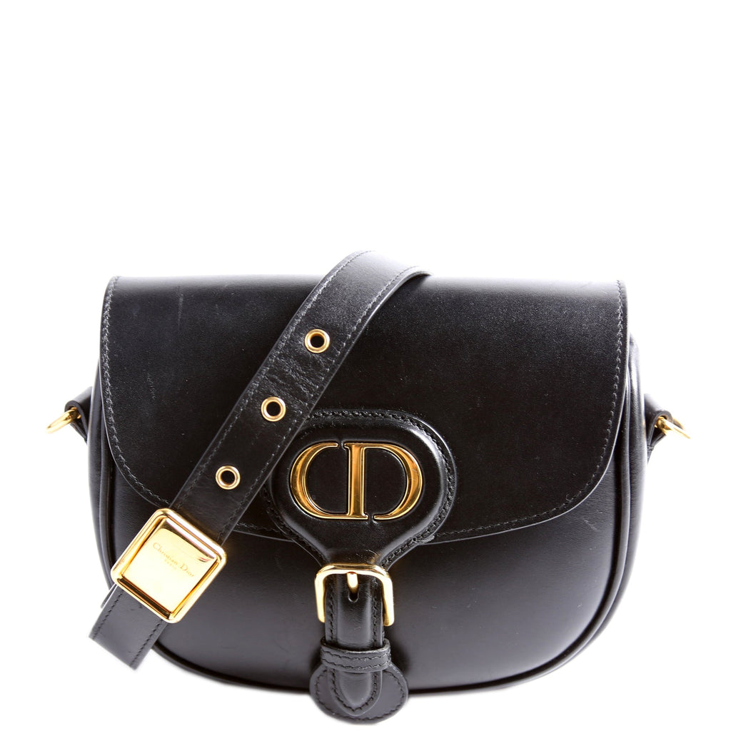 Bobby Bag Small Grained Calfskin Black