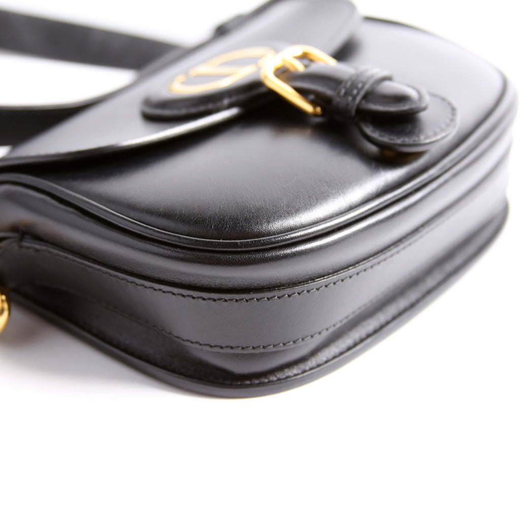 Bobby Bag Small Grained Calfskin Black