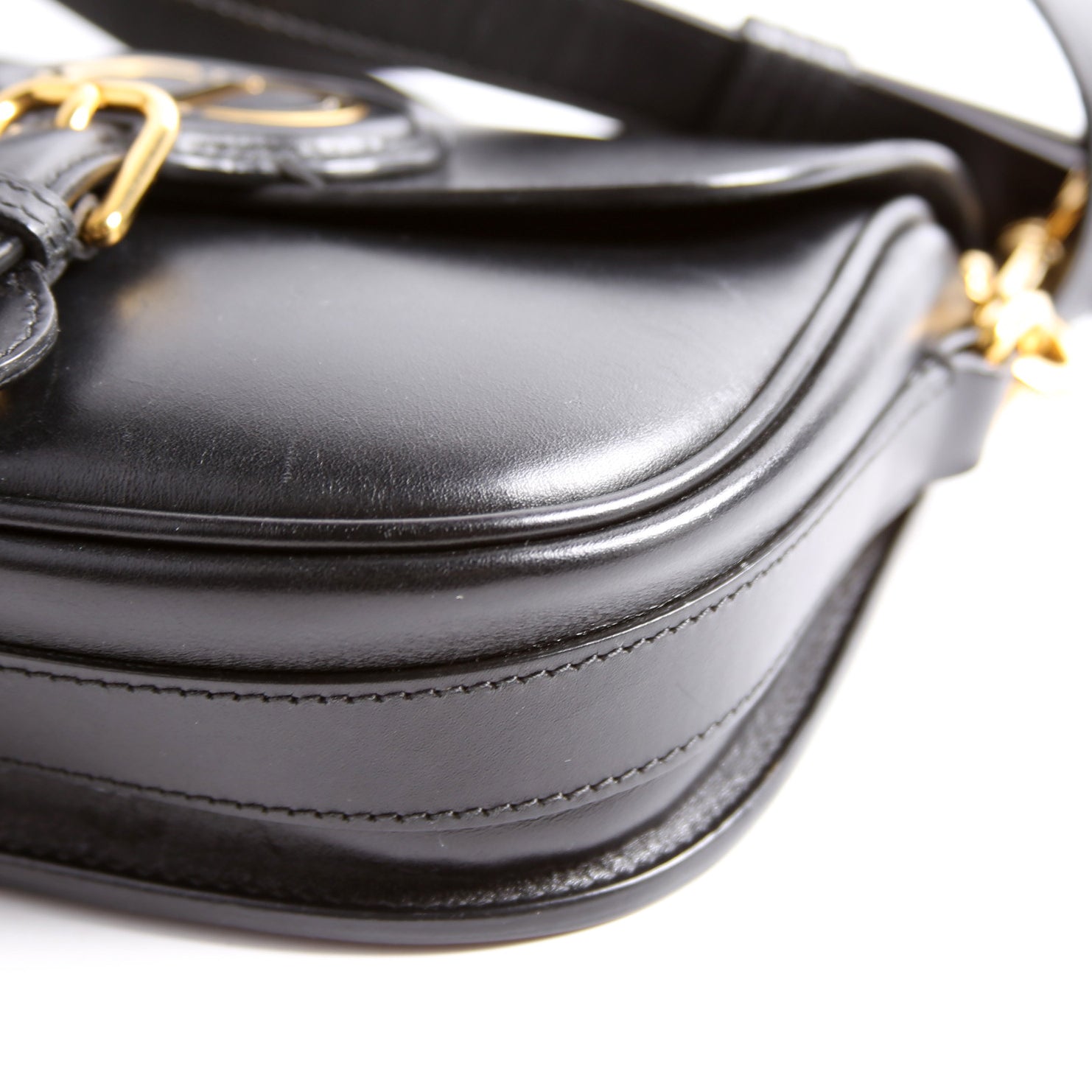Bobby Bag Small Grained Calfskin Black
