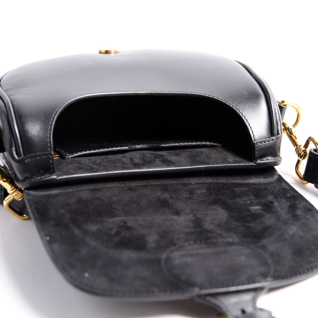 Bobby Bag Small Grained Calfskin Black