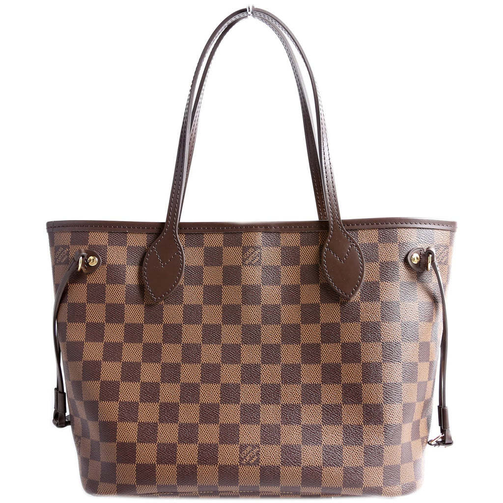 Neverfull W/Wallet PM Damier Ebene Red