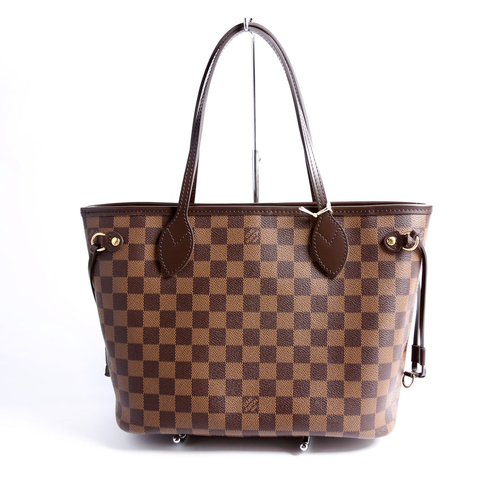 Neverfull W/Wallet PM Damier Ebene Red