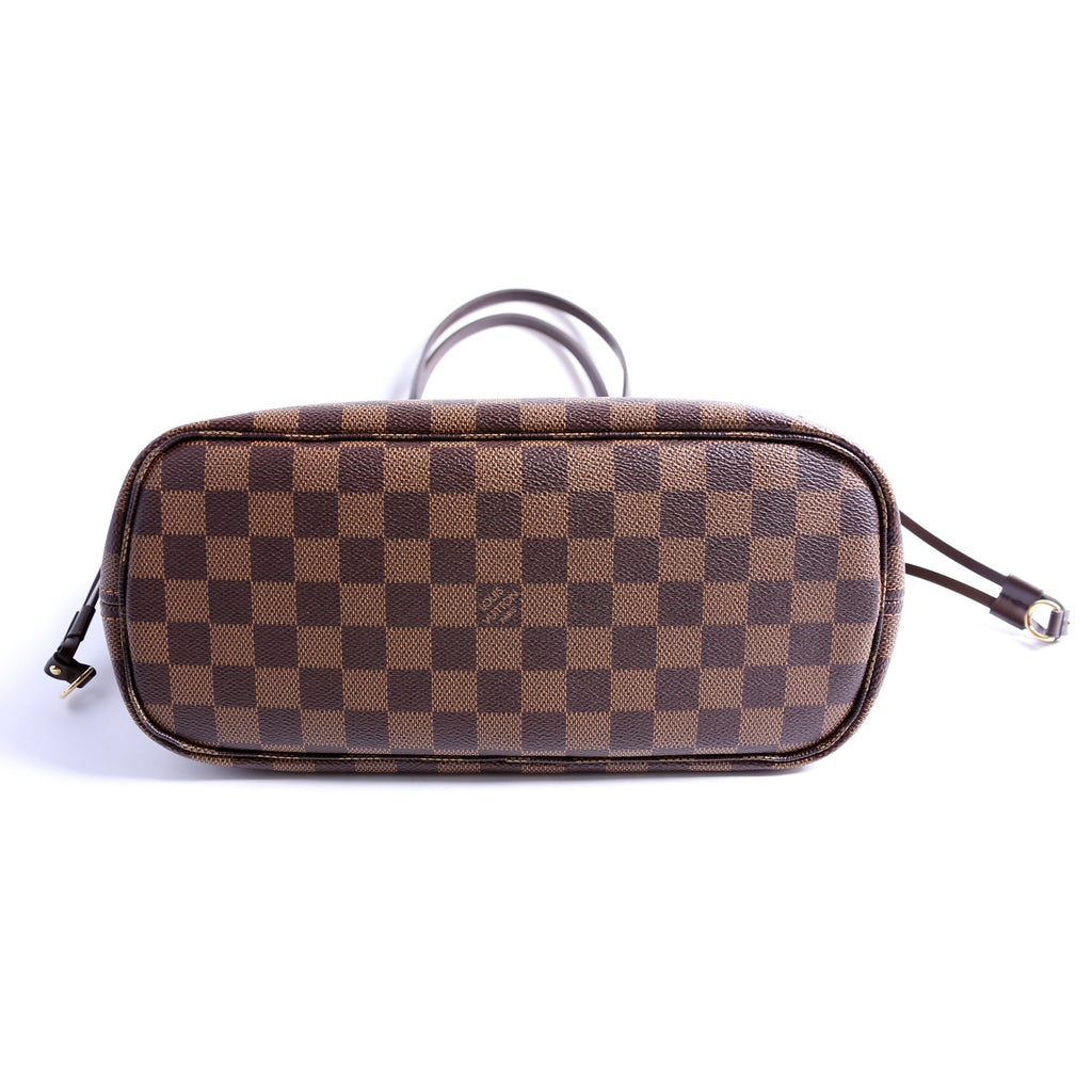 Neverfull W/Wallet PM Damier Ebene Red