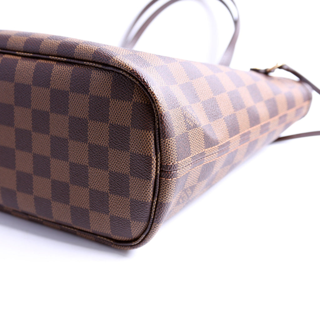 Neverfull W/Wallet PM Damier Ebene Red