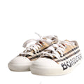 Larkhall Logo Vintage Check Sneakers Size 40.5