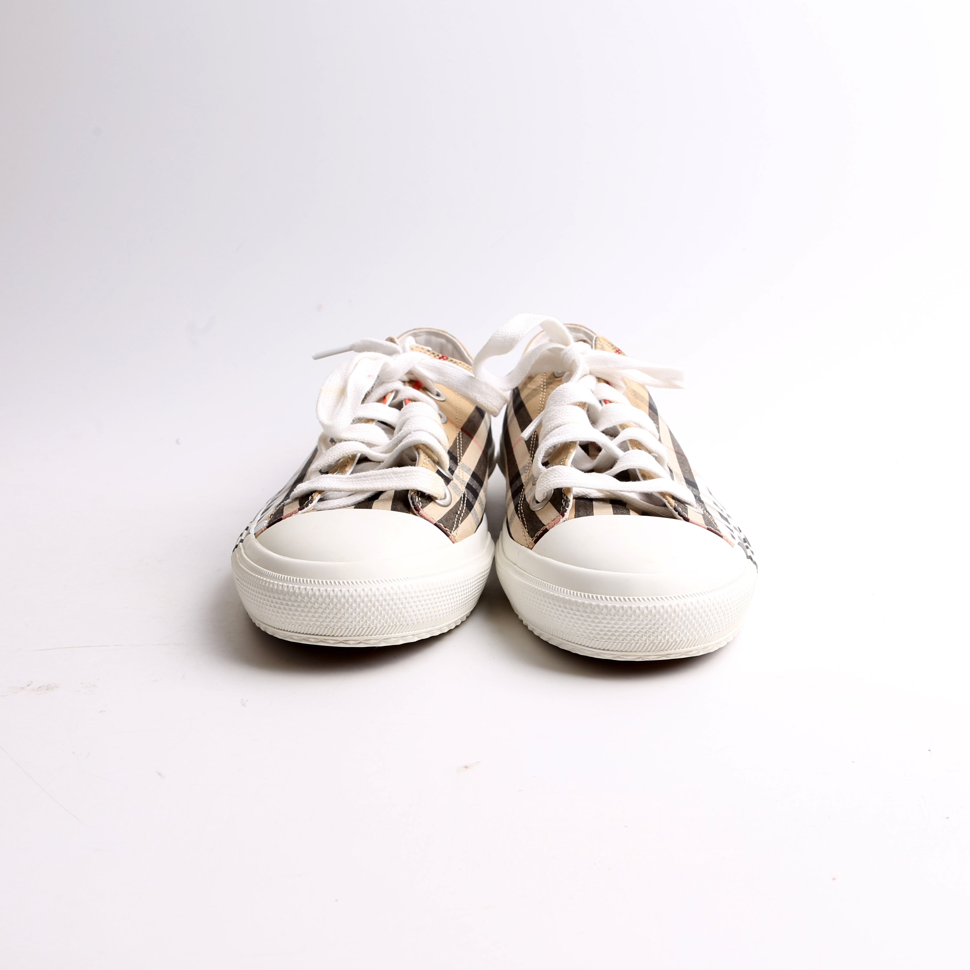 Larkhall Logo Vintage Check Sneakers Size 40.5