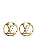 Louise Hoop GM Earrings Gold