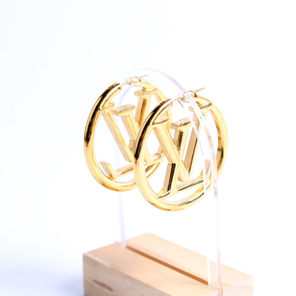 Louise Hoop GM Earrings Gold