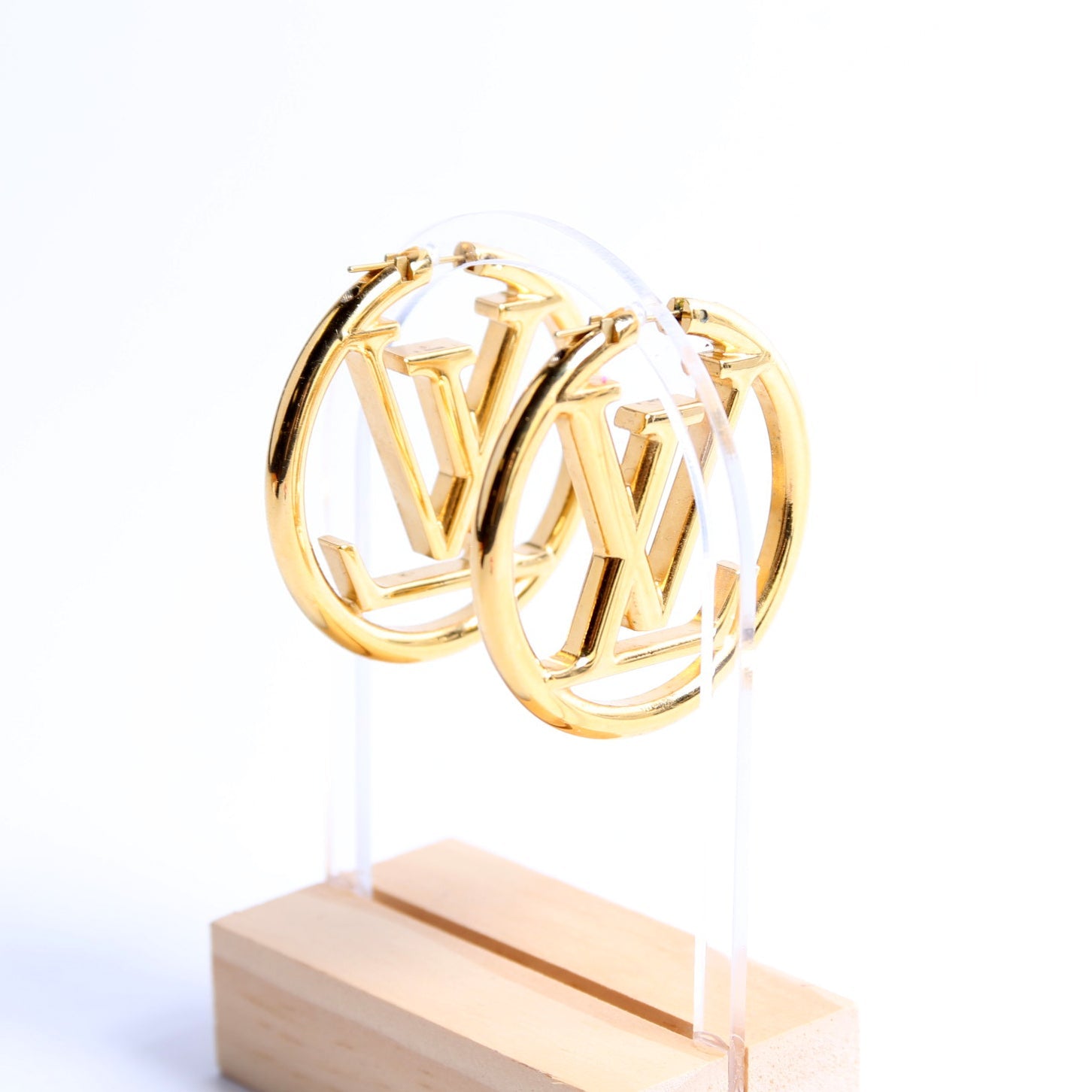 Louise Hoop GM Earrings Gold