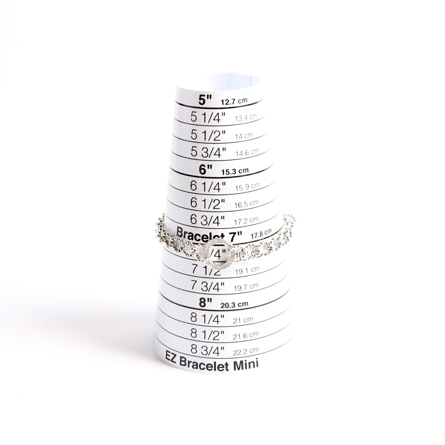 Circle Link Caviar Spark Bracelet 925/Diamonds