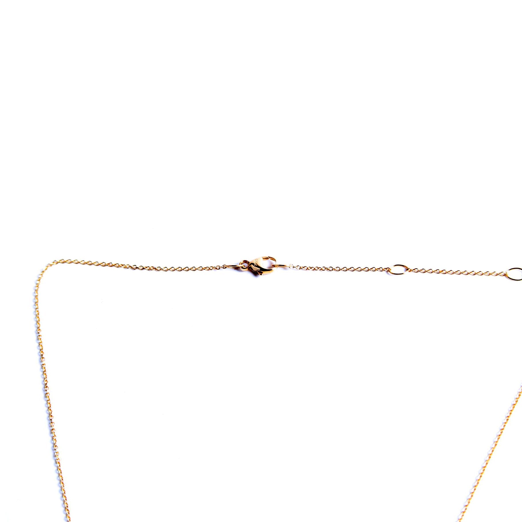 Petite Chatelaine 7MM Necklace 750/Tourmaline/Pave