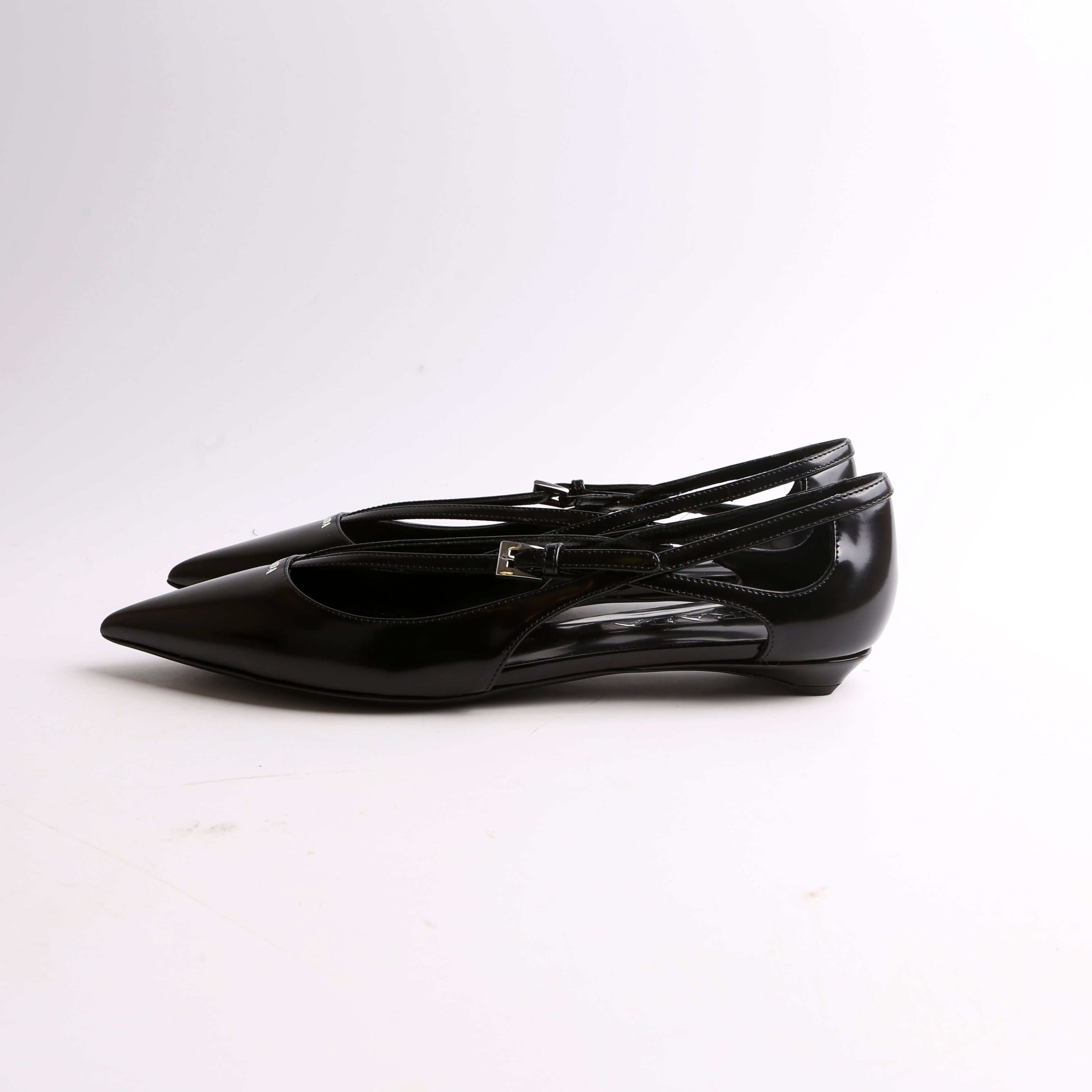 Strappy Pointed Toe Ballet Flats Size 36.5