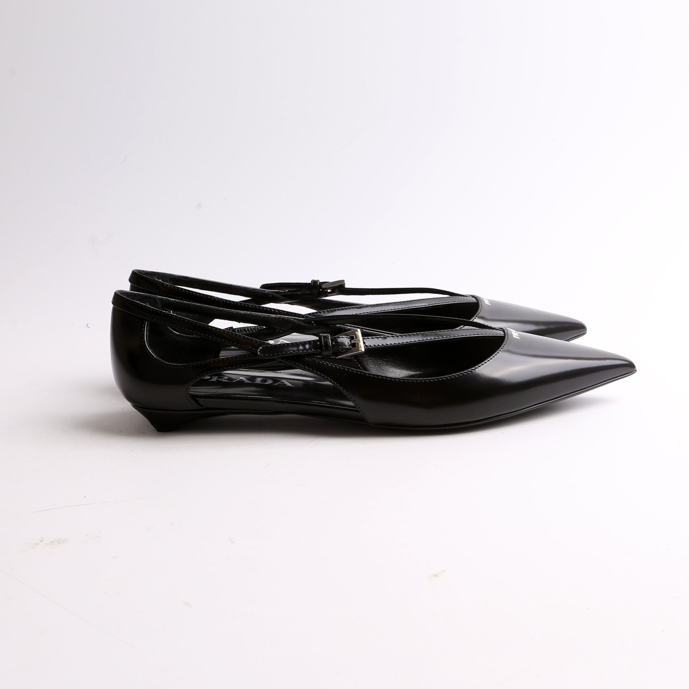 Strappy Pointed Toe Ballet Flats Size 36.5