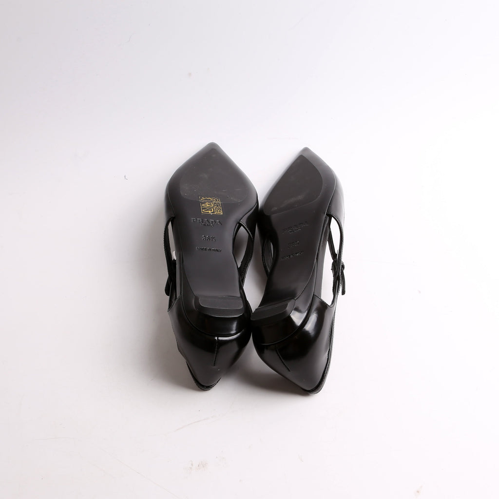 Strappy Pointed Toe Ballet Flats Size 36.5