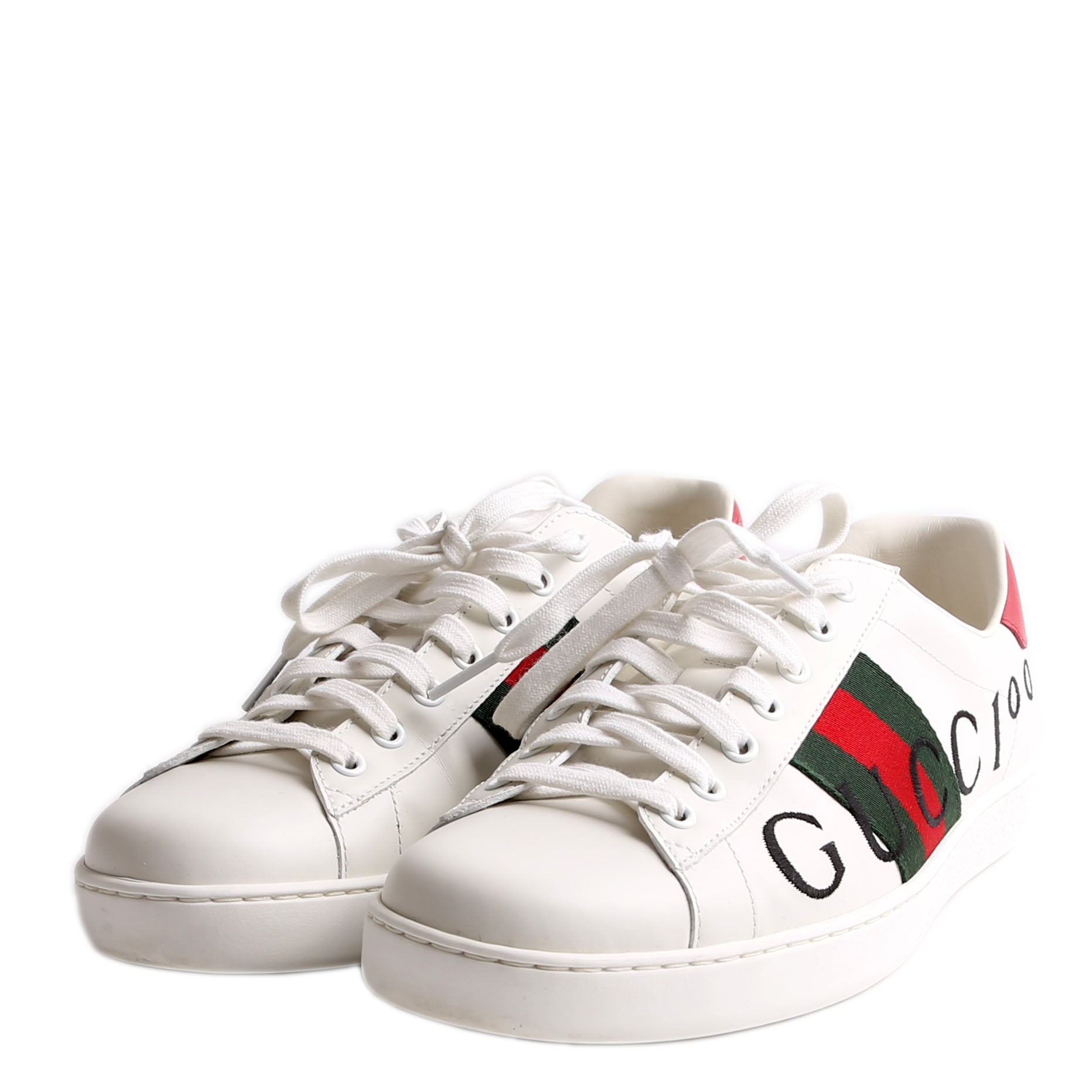 Gucci 100' Ace Sneakers Men Size 9.5 (W 41.5)