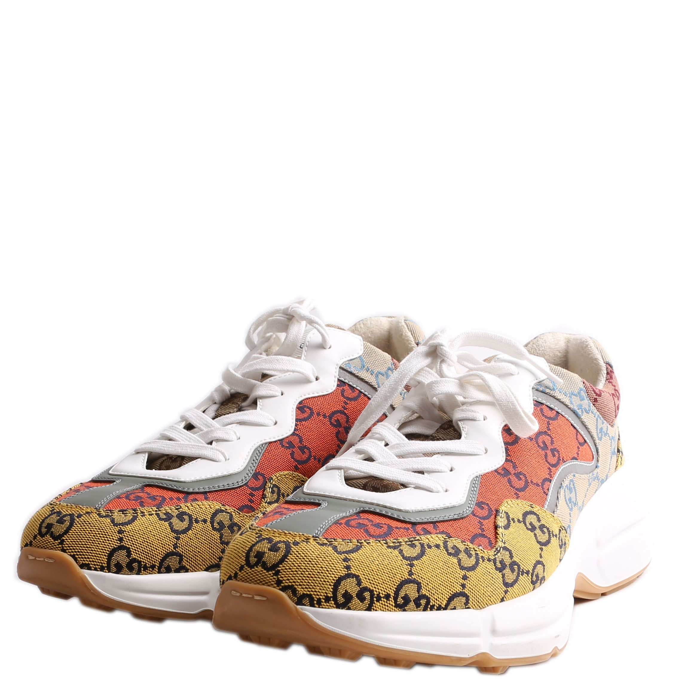 Rhyton Mixed GG Sneakers Men Size 10 (W 42)