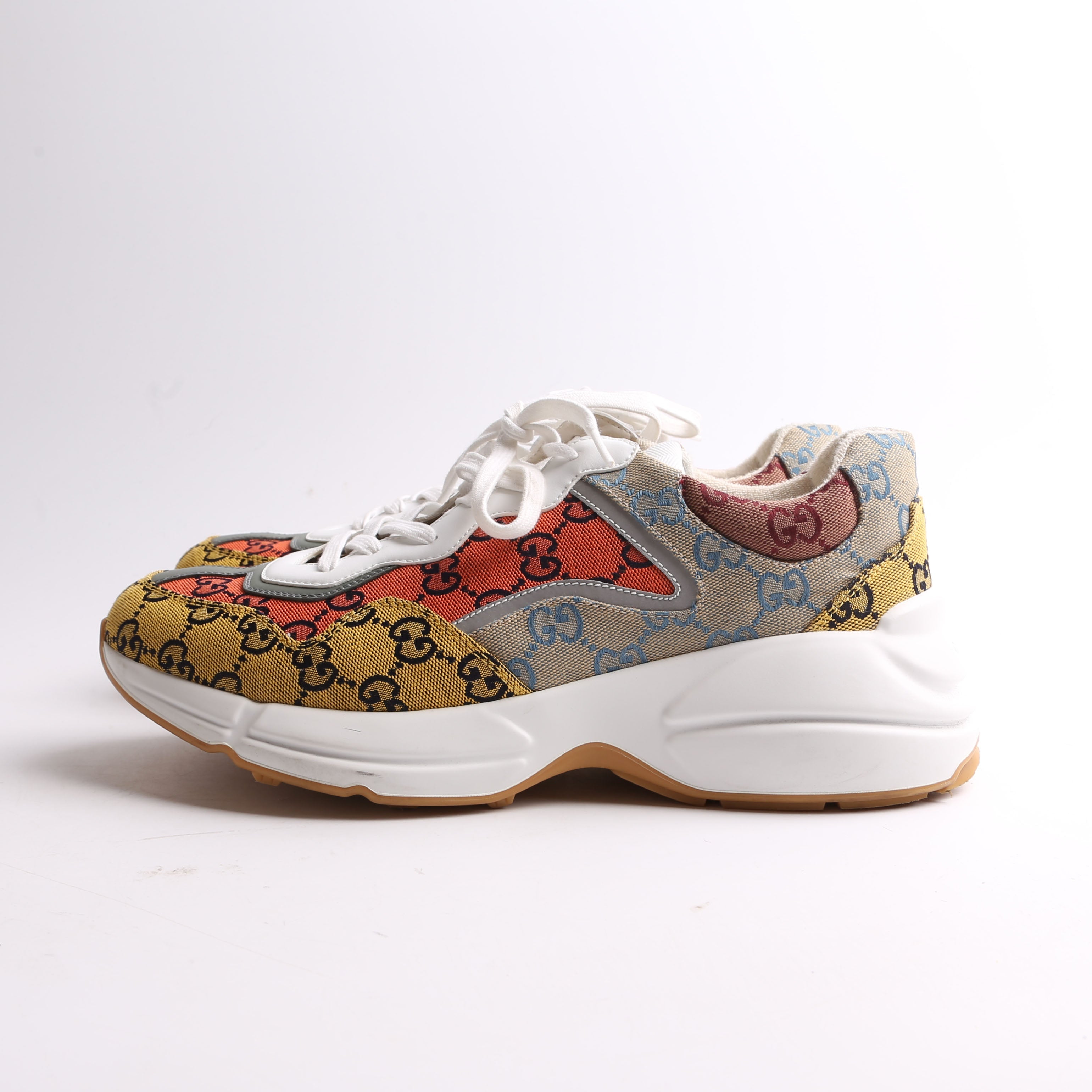 Rhyton Mixed GG Sneakers Men Size 10 (W 42)