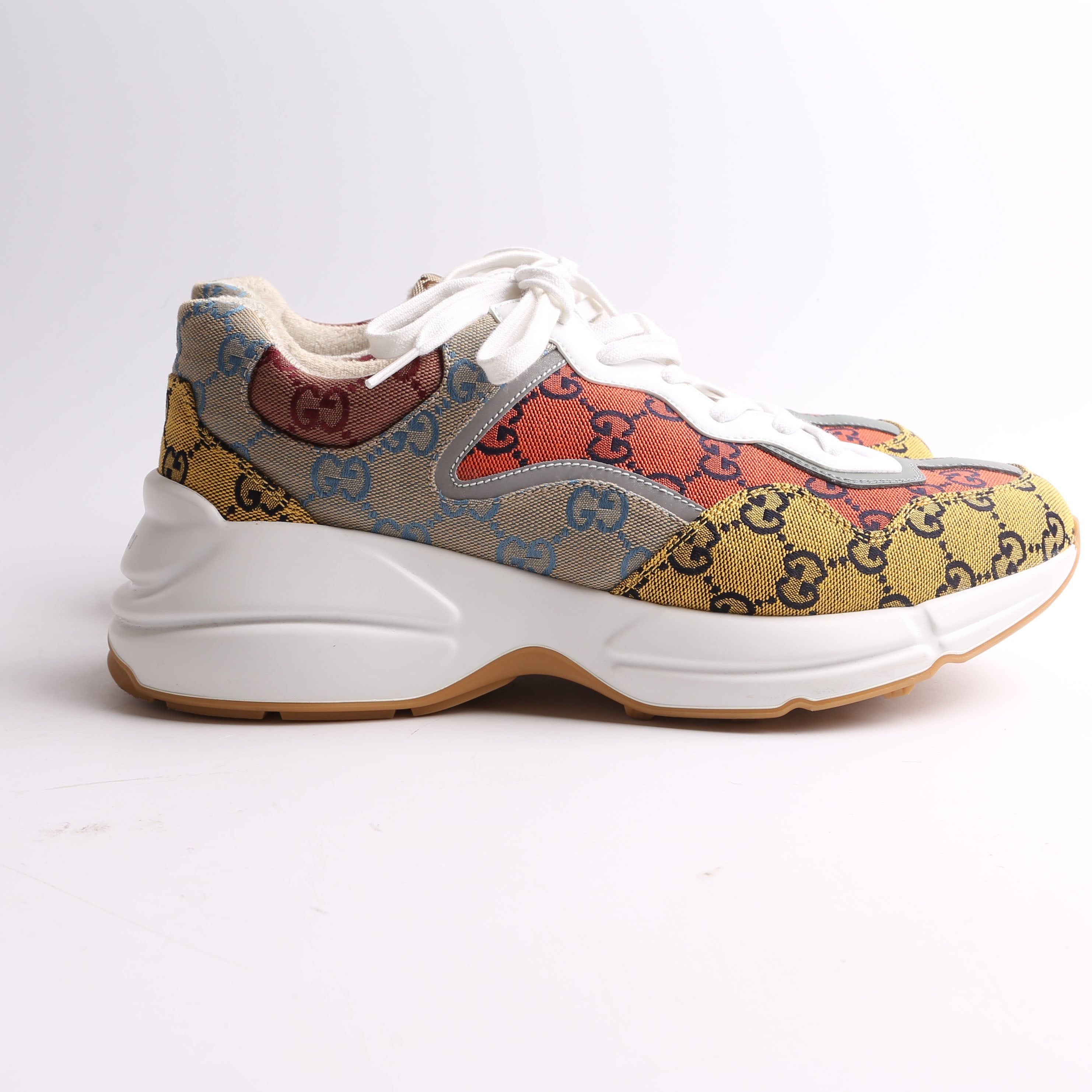 Rhyton Mixed GG Sneakers Men Size 10 (W 42)