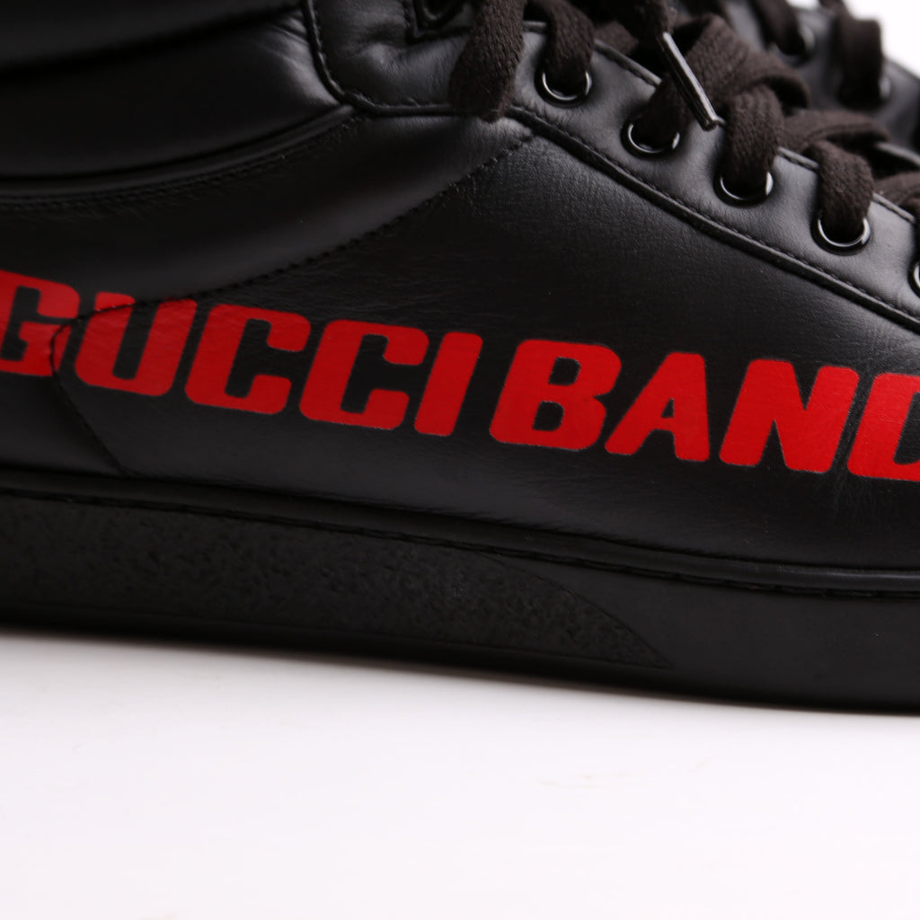 Gucci Ace Band High Top Sneakers Men's Size 9.5(Women's 41.5)