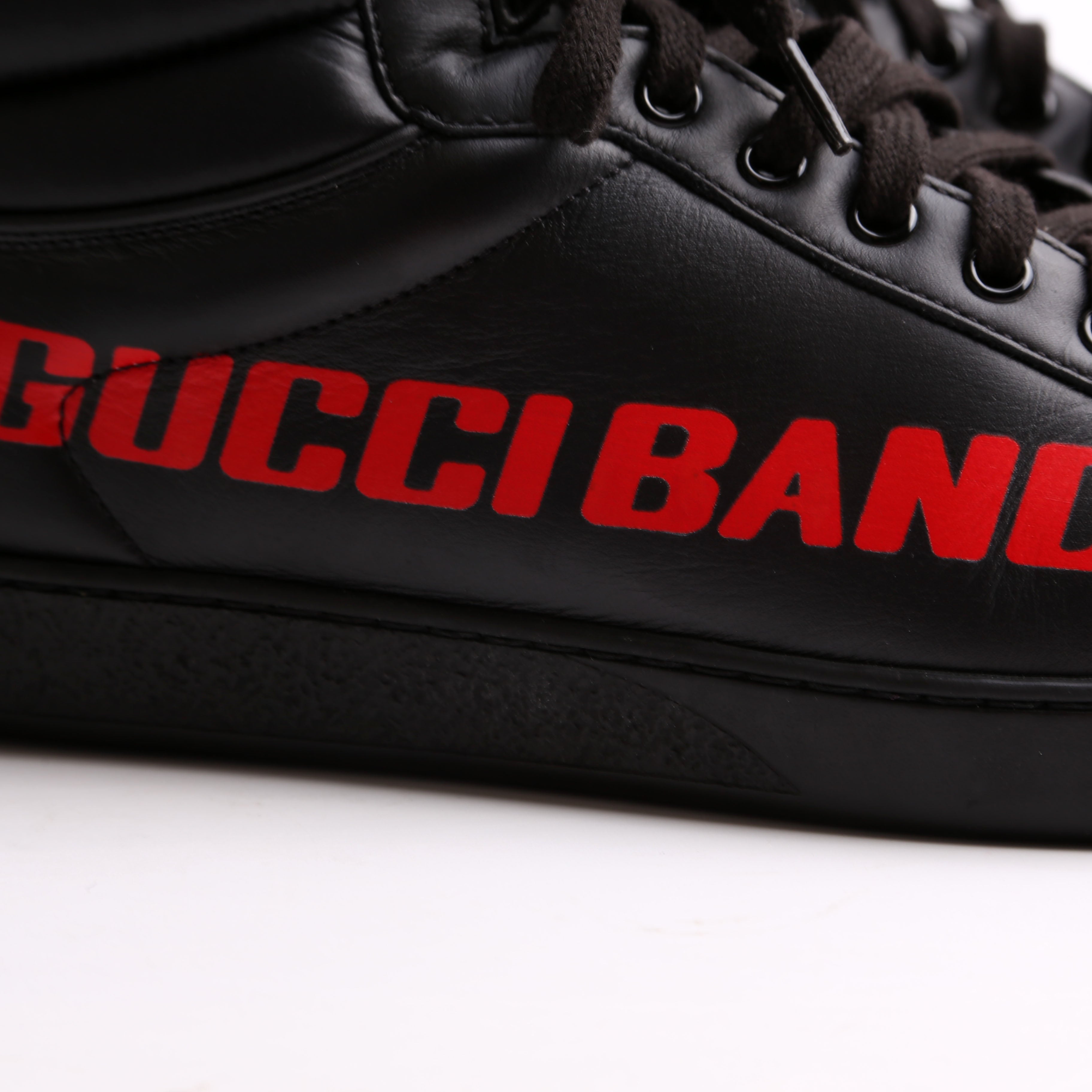 Gucci Ace Band High Top Sneakers Men's Size 9.5(Women's 41.5)