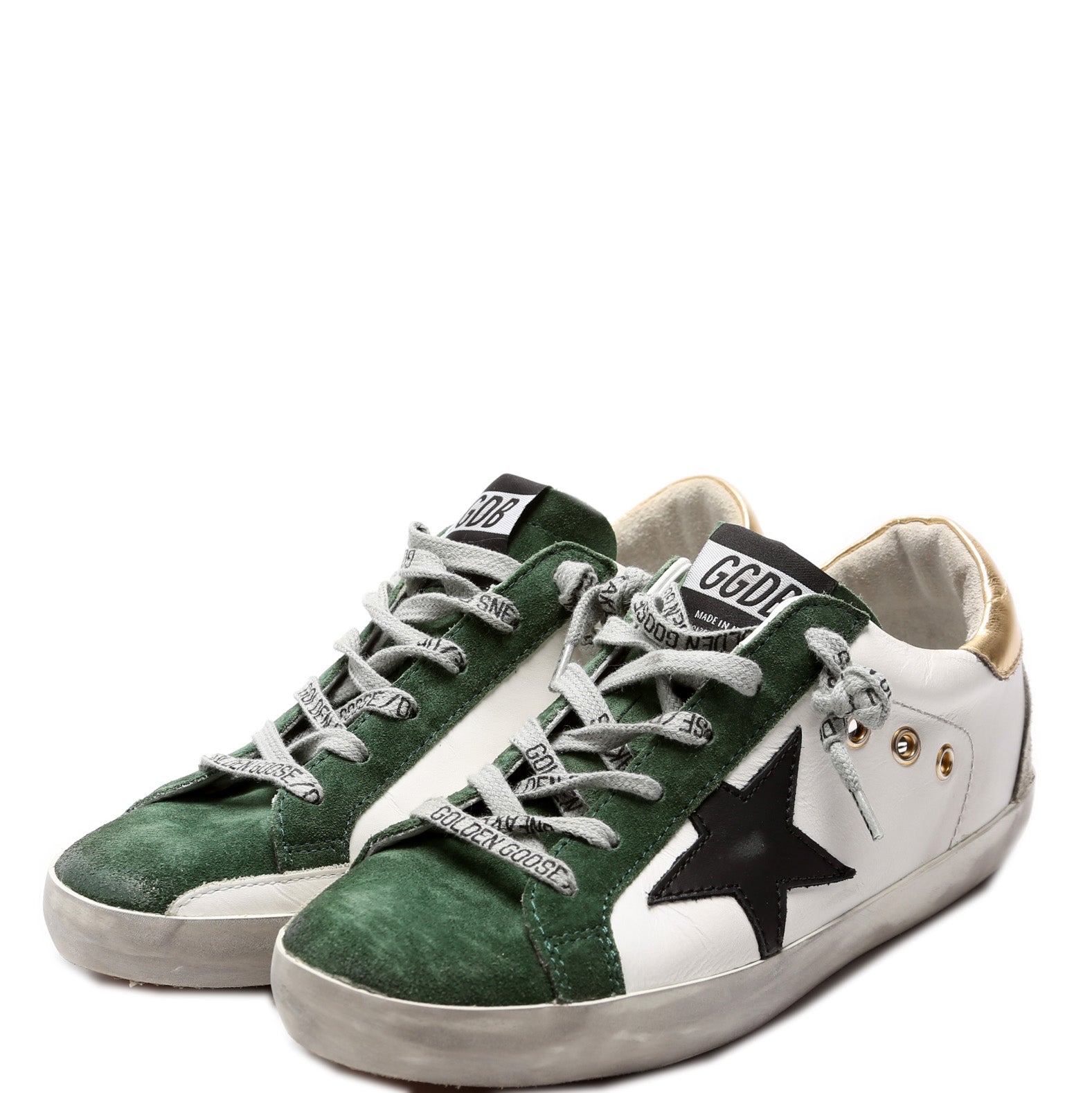 Superstar Classic Sneakers Size 36 White/Green