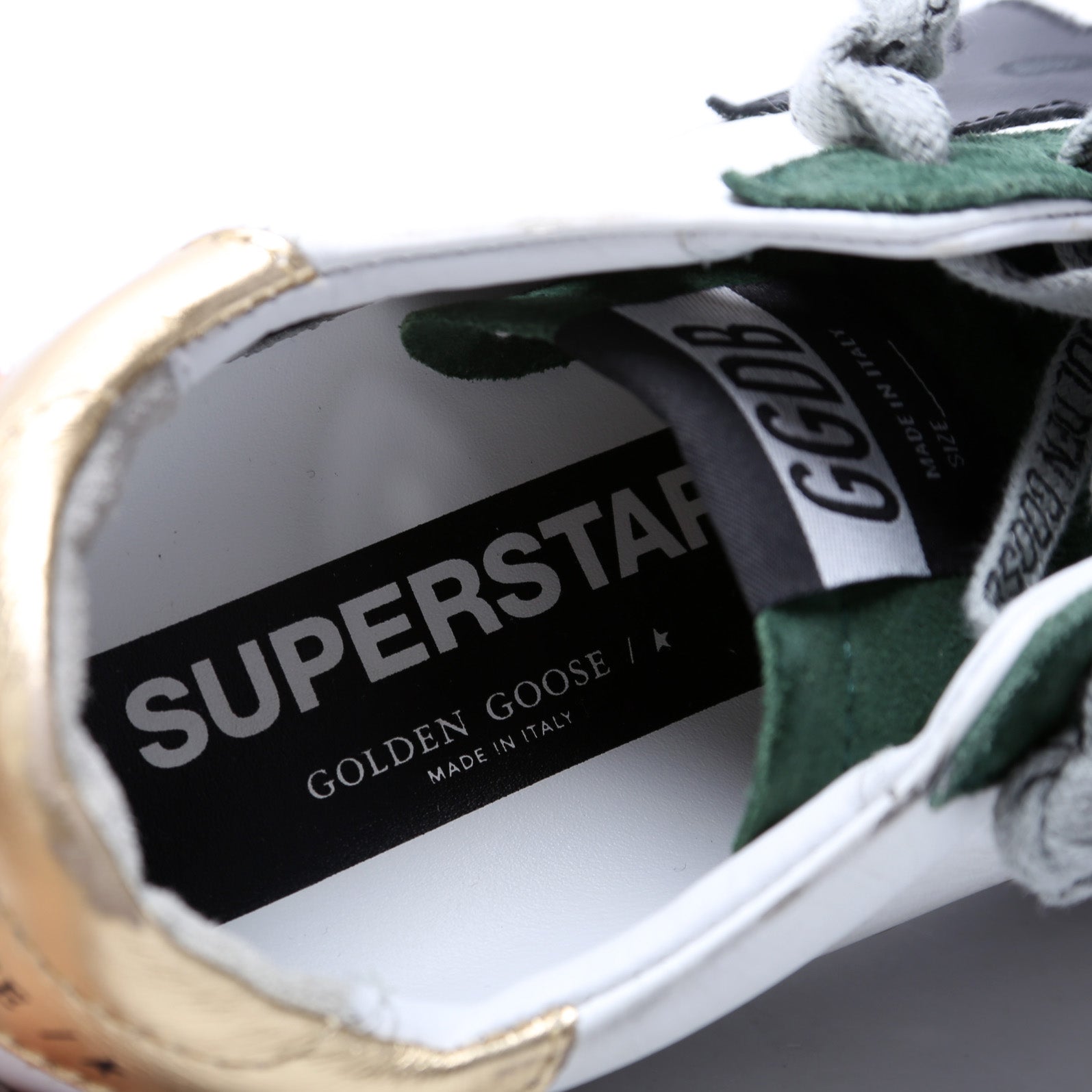 Superstar Classic Sneakers Size 36 White/Green