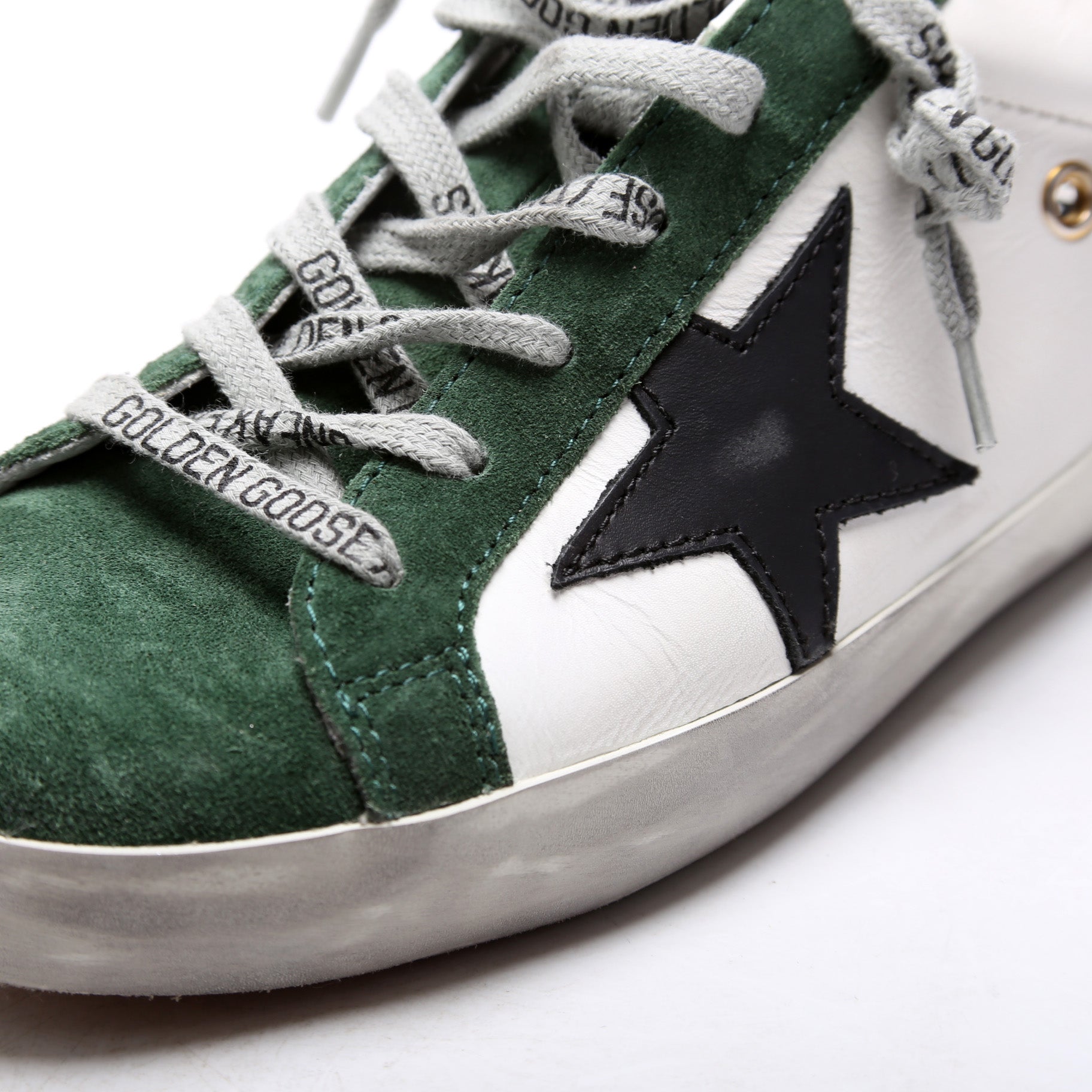 Superstar Classic Sneakers Size 36 White/Green