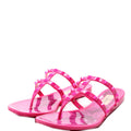 Rockstud Jelly Caged Sandals Size 39 Pink