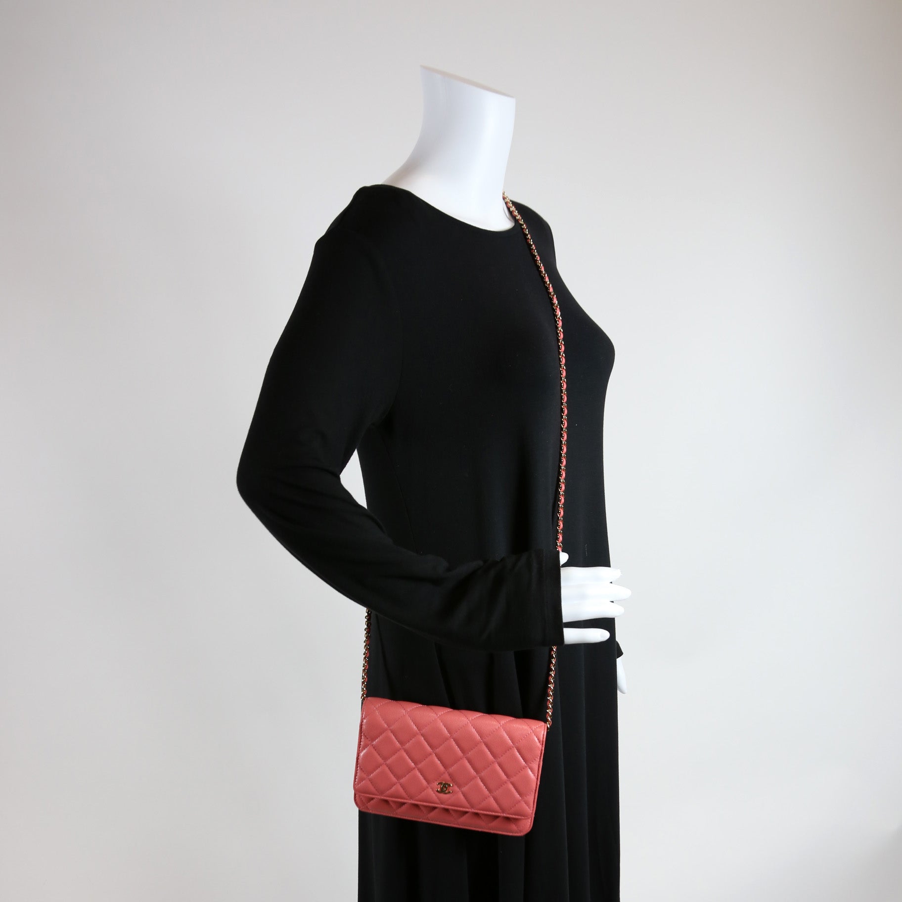 WOC Classic Quilted Caviar Pink