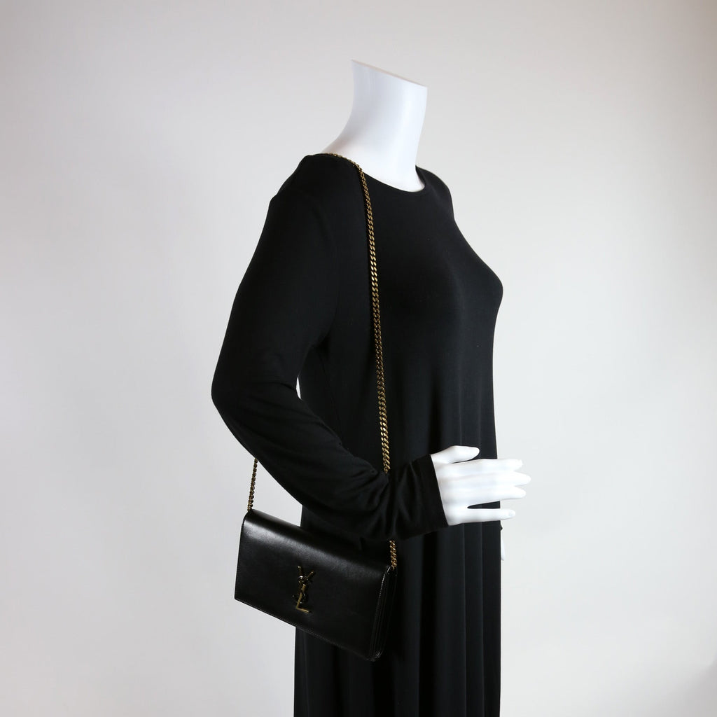 Cassandre Chain Wallet Black