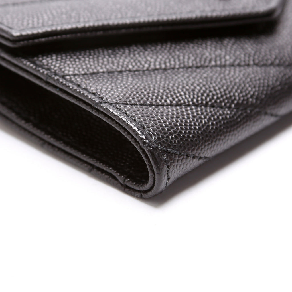 Grain De Poudre Small Envelope Wallet Black