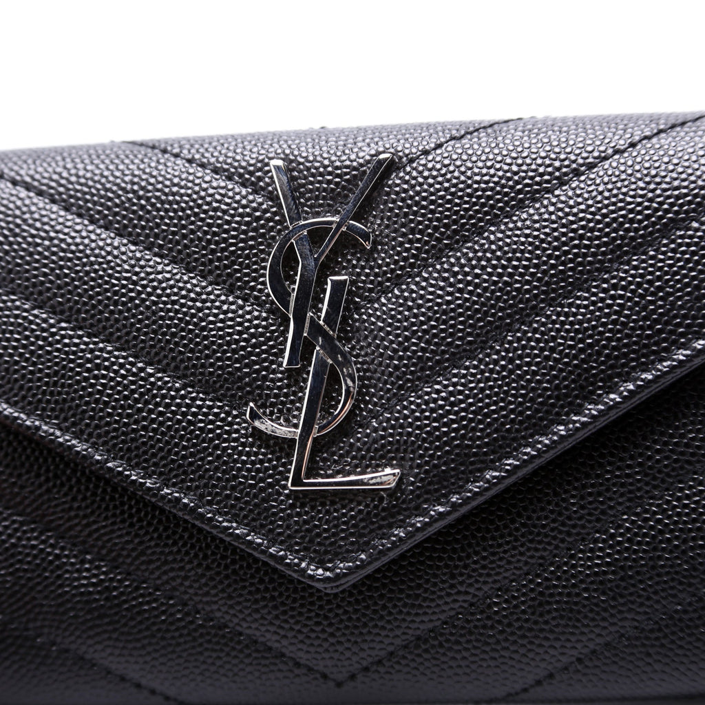 Grain De Poudre Small Envelope Wallet Black
