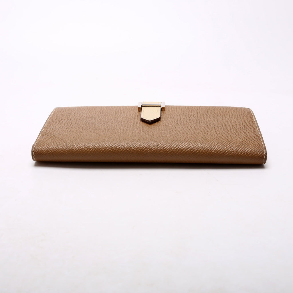Bearn Trifold Wallet Epsom Leather Brown