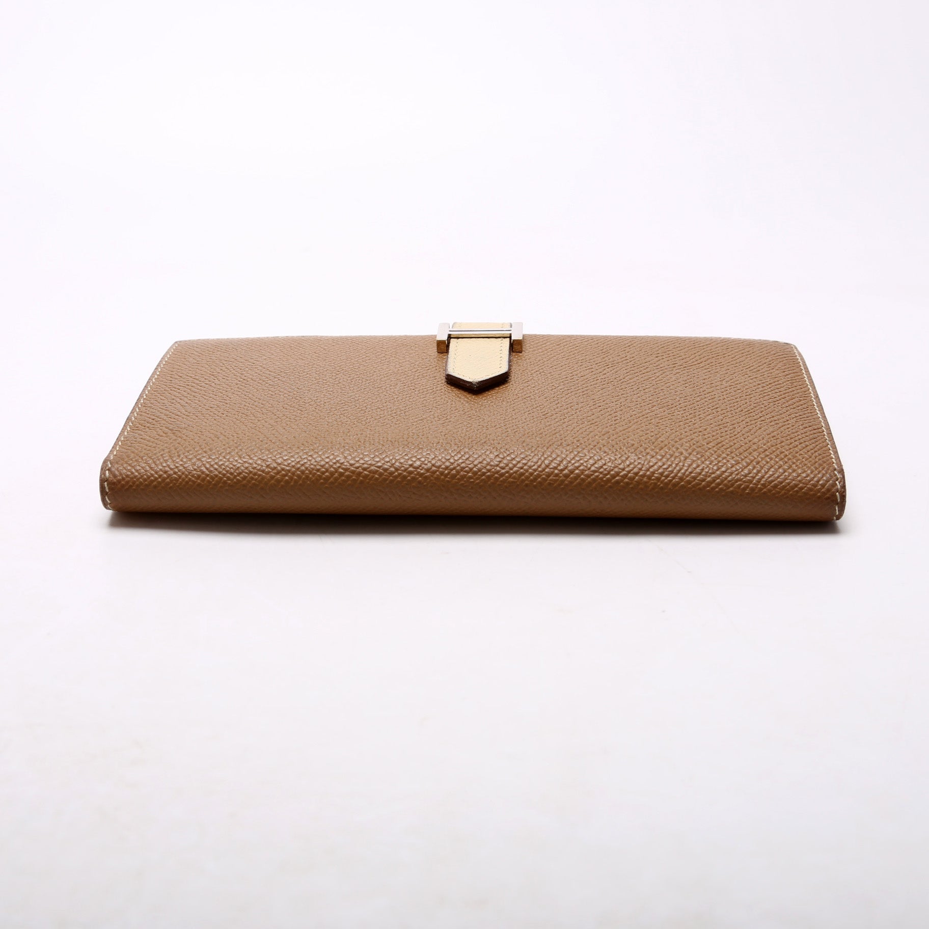 Bearn Trifold Wallet Epsom Leather Brown