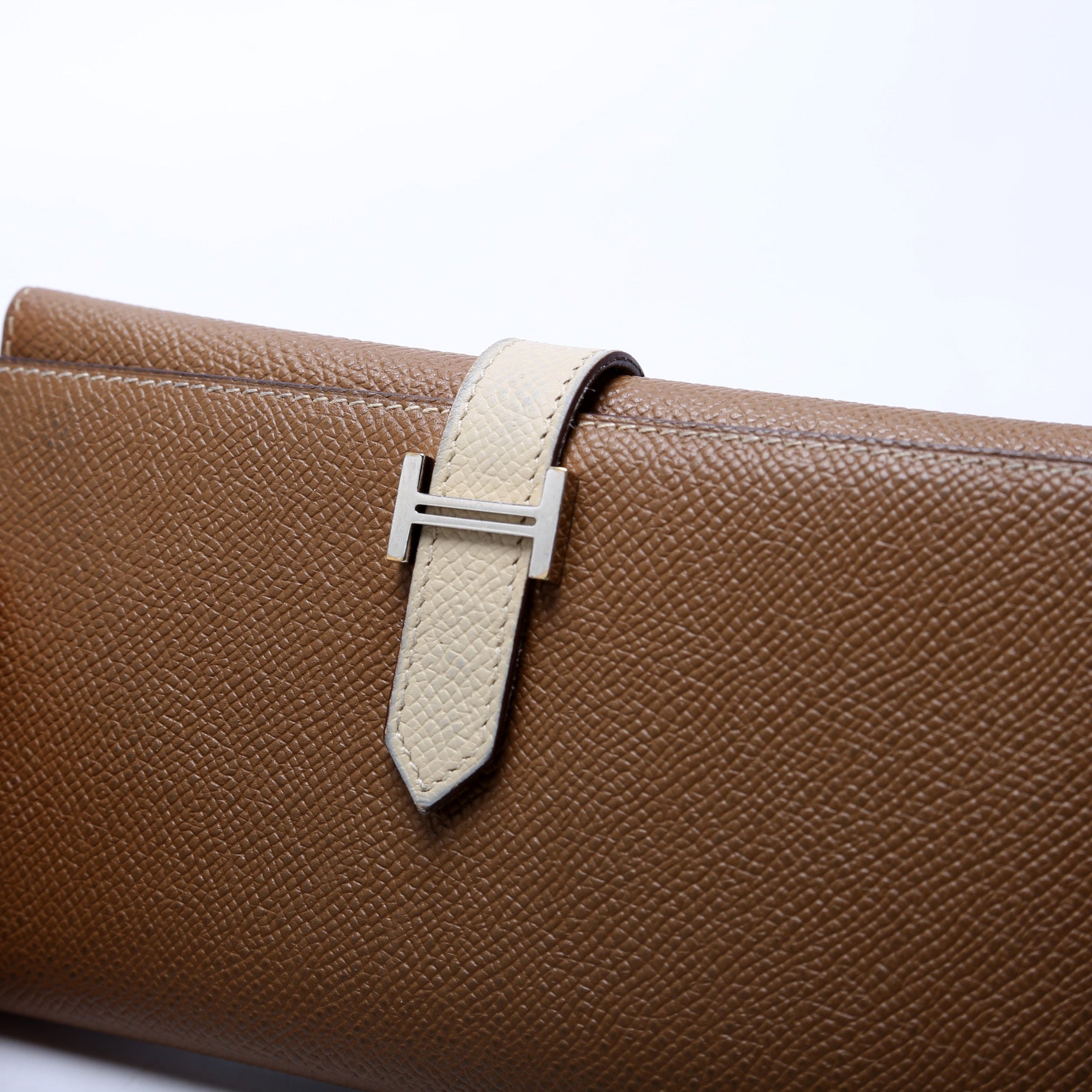 Bearn Trifold Wallet Epsom Leather Brown
