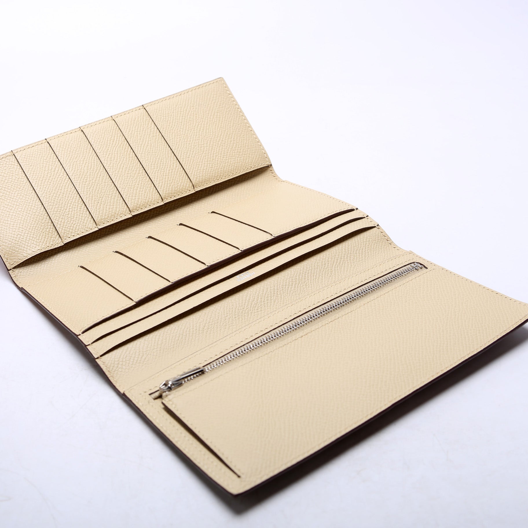 Bearn Trifold Wallet Epsom Leather Brown