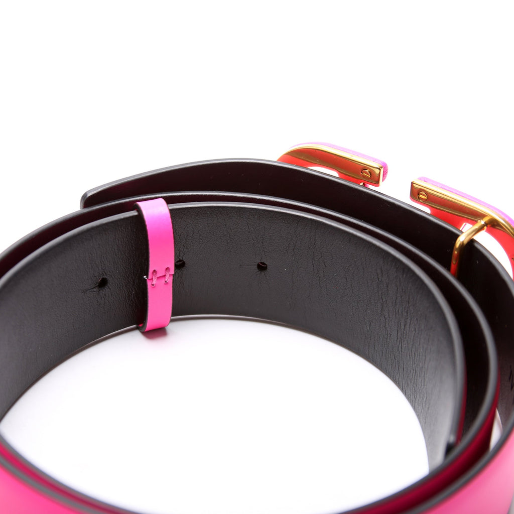 V Logo Signature Monochrome Belt 40MM Size 85/34