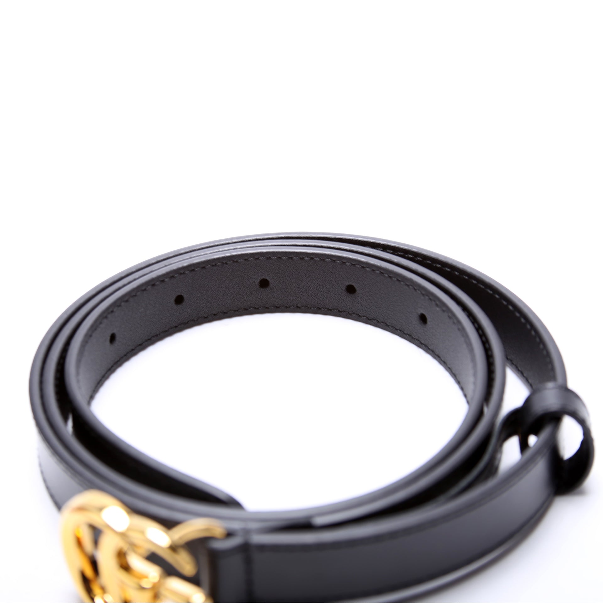 409417 GG Marmont Thin Belt Size 95/38 Black