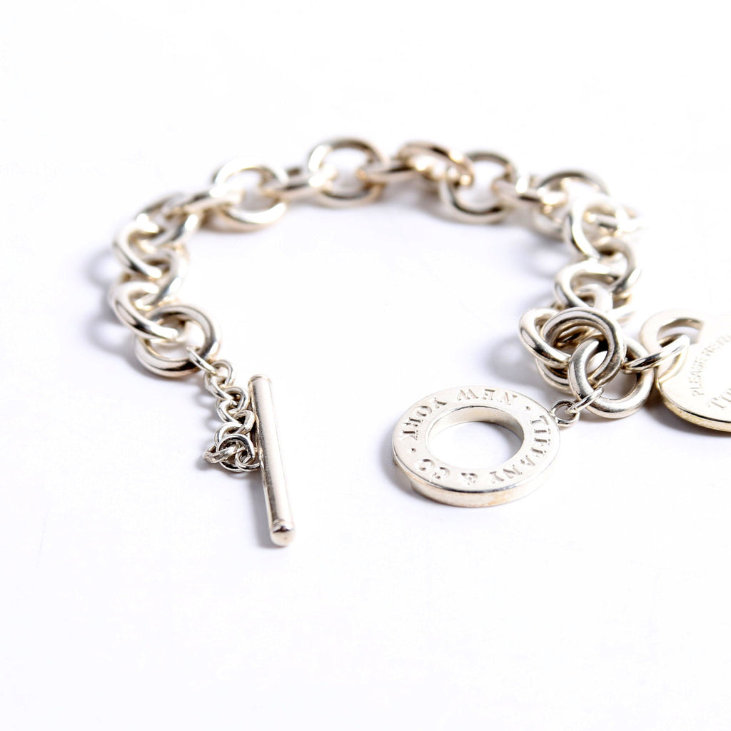 Toggle Heart Please Return To Bracelet 925