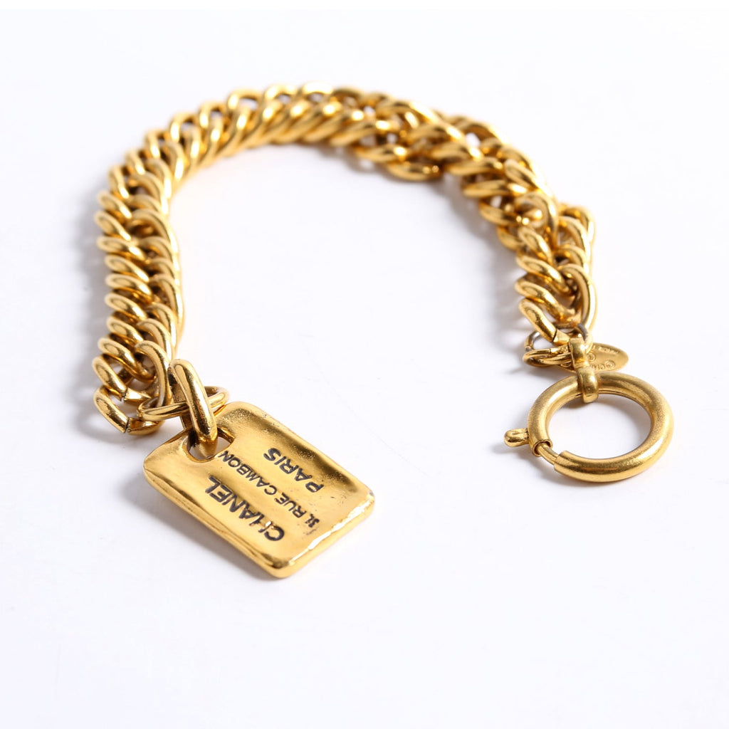 31 Rue Cambon Chain Vintage Bracelet Gold