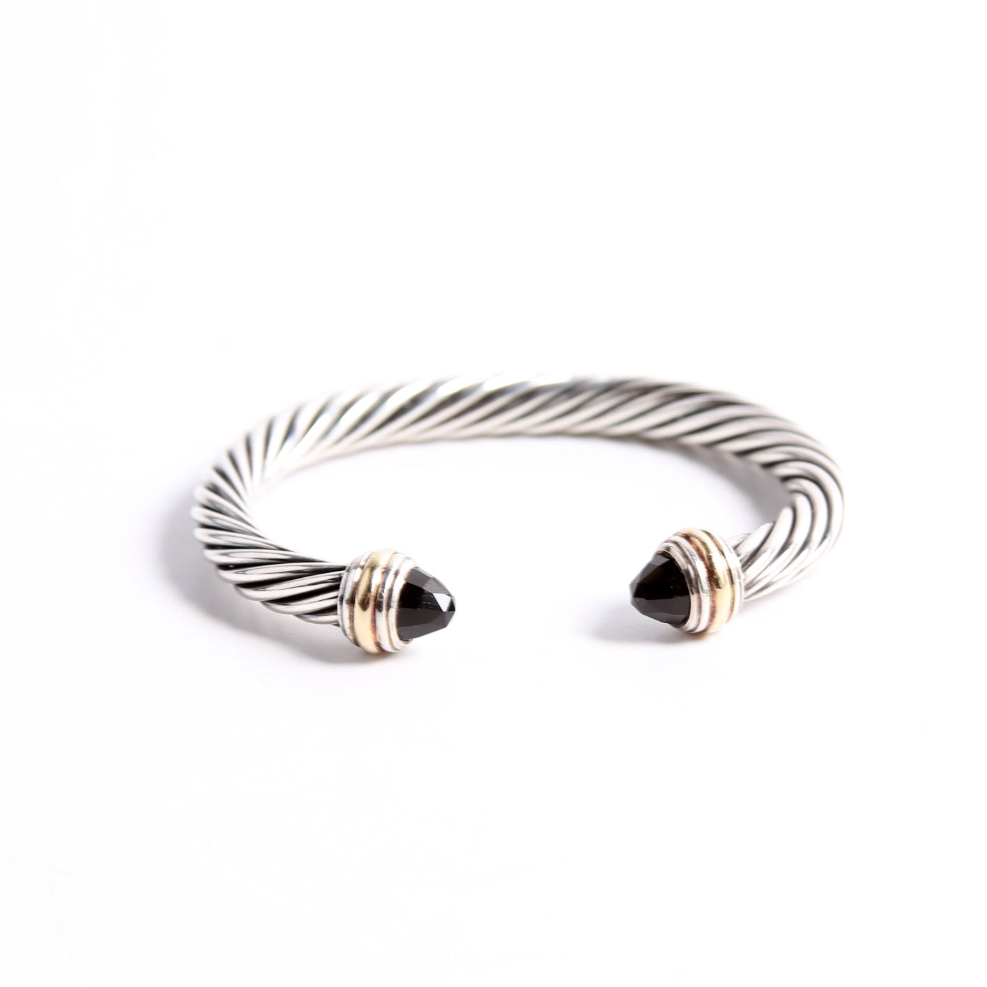Cable Classics 7mm Bracelet Onyx/925/750