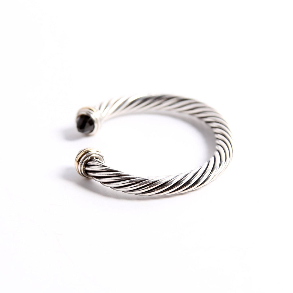 Cable Classics 7mm Bracelet Onyx/925/750
