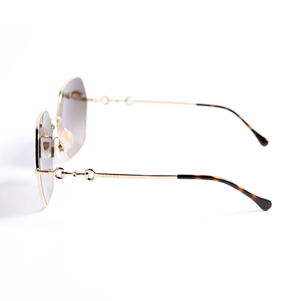 GG1335S Oversized Sunglasses Gold/Brown