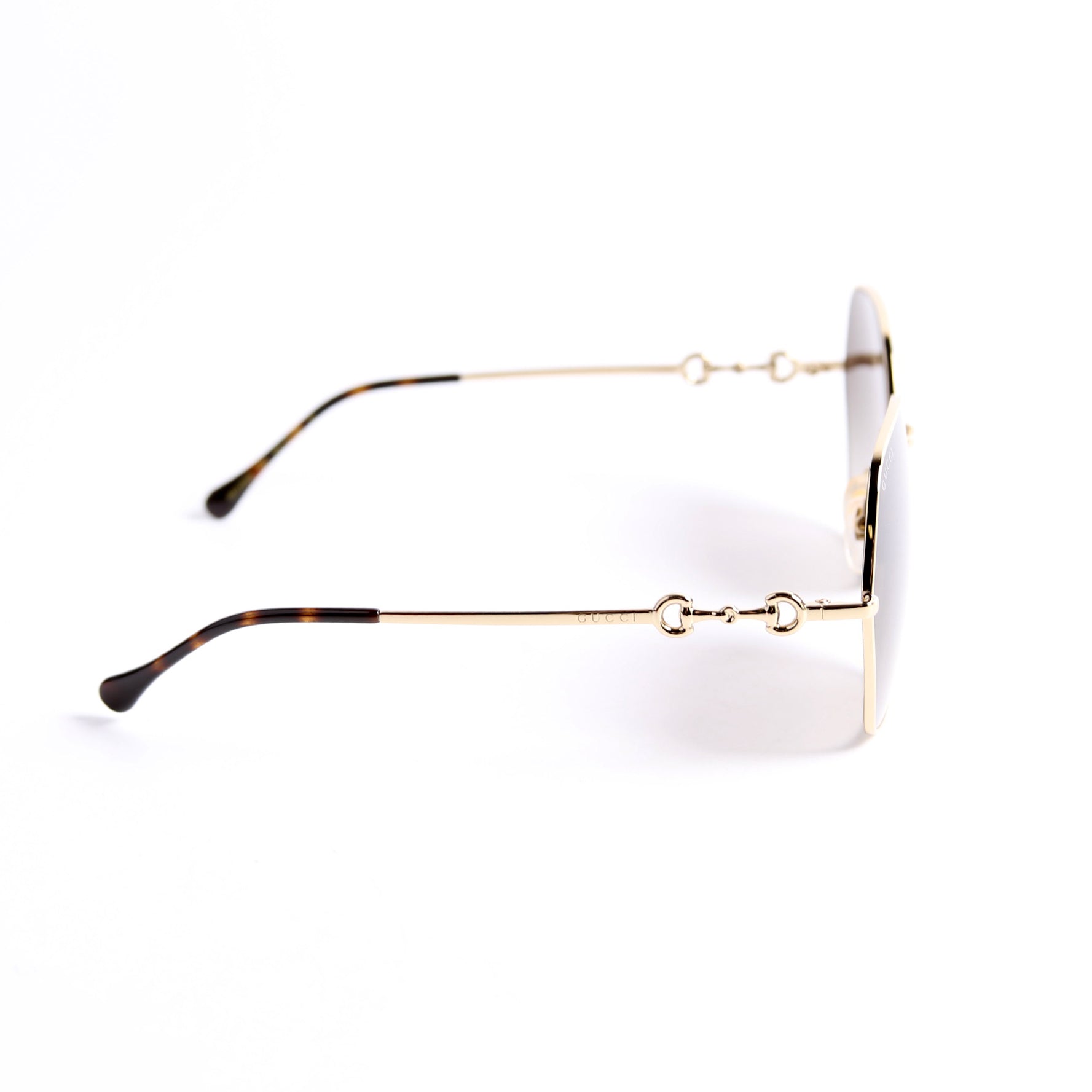 GG1335S Oversized Sunglasses Gold/Brown