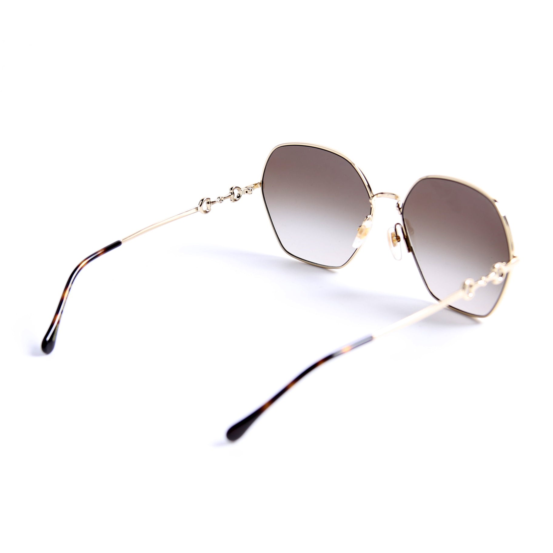 GG1335S Oversized Sunglasses Gold/Brown